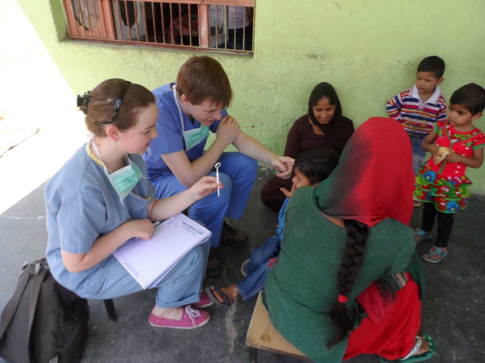 Volunteering solutions intern with local people in Palampur