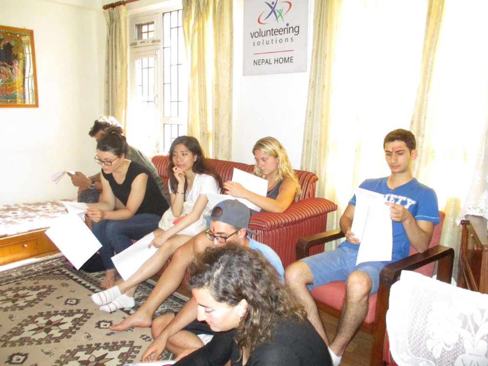 Join Language Orientation Week Nepal Volunteering Solutions