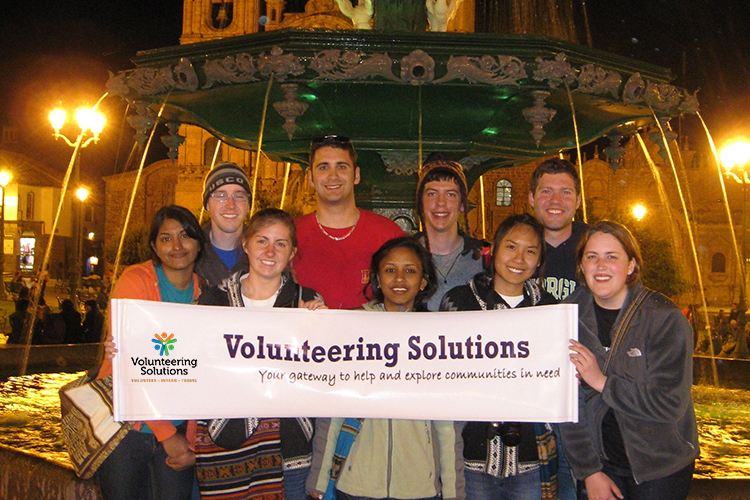 Pre Med student group from Georgia Tech University Students in Cusco, Peru>