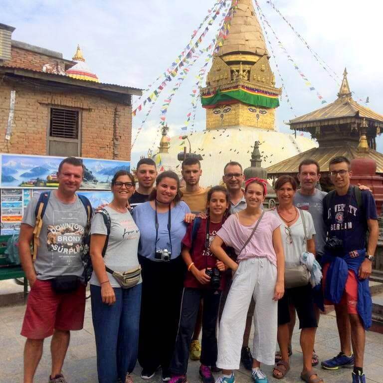 Volunteers enjoying their weekend trip in Kathmandu