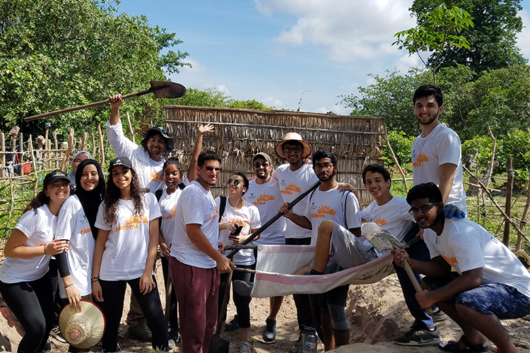 University and College Groups volunteering abroad with Volunteering Solutions