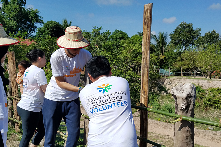 University and College Groups volunteering abroad with Volunteering Solutions